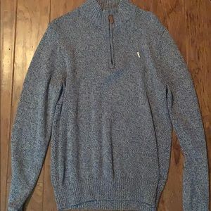 Turtle neck half zip